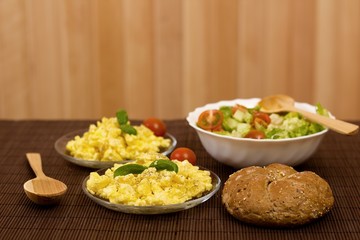 scrambled eggs