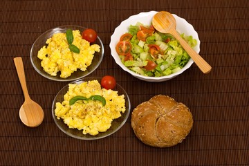 scrambled eggs