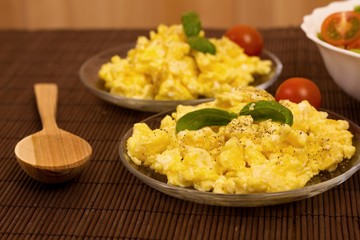 scrambled eggs