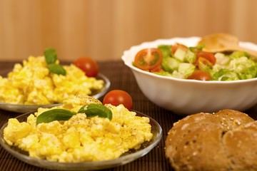 scrambled eggs