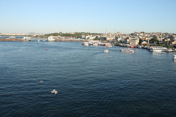 Fototapeta premium golden horn istanbul landscape