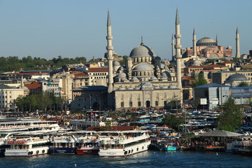 Fototapeta na wymiar istanbul city landscape and mosque