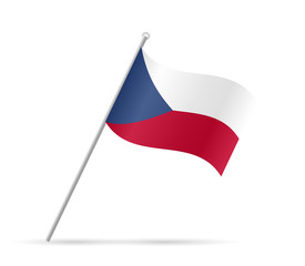 Czech Republic Flag Illustration
