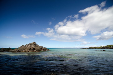 Early morning clouds over Puako beach