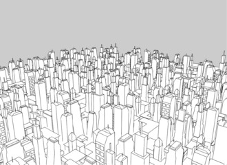 big city vector