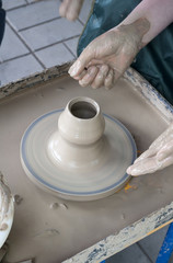 work on the potter's wheel