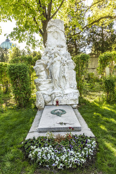Last Resting Place of composer Ludwig van Beethoven at the Vienn