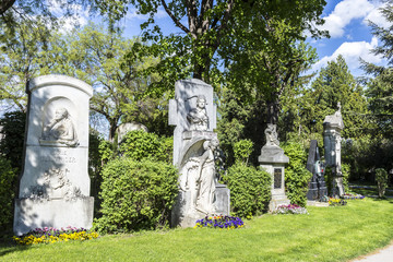 Fototapeta premium Last Resting Place of composer Ludwig van Beethoven at the Vienn