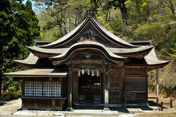 Fototapeta premium 大山 下山神社