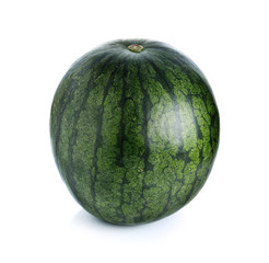 Ripe watermelon isolated on white background
