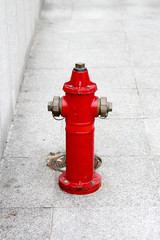 Fire hydrant on street