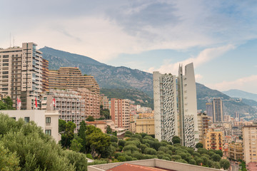 Skyline of Monaco, France