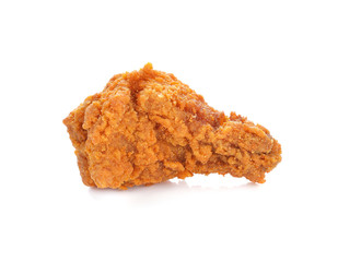 fried chicken isolated on white background