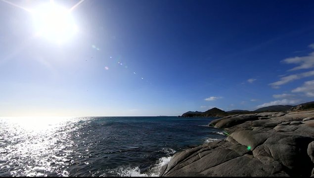 Paceful medieterreanean coast