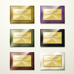 luxury premium quality golden plates collection