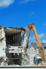 chantier de démolition