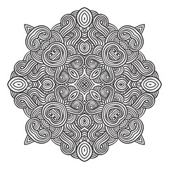 celtic knot pattern card, mandala, amulet