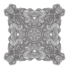 celtic knot pattern card, mandala, amulet