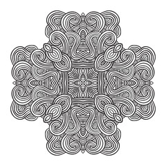 celtic knot pattern card, mandala, amulet