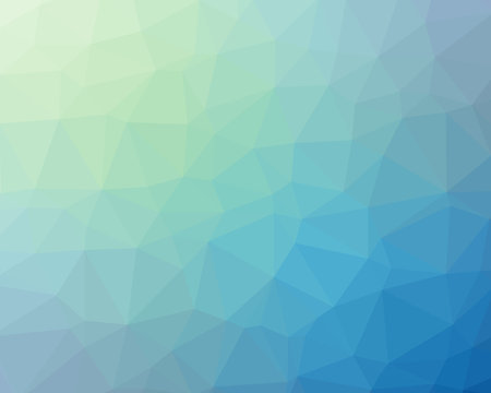 Blue polygon background