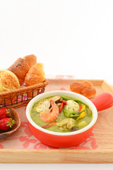 おいしそうなグリーンカレー