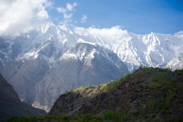 Fototapeta premium Mountain peak in Northern area of Pakistan