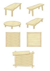 木製品イラスト