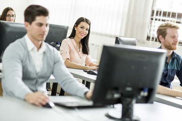 Students in the classroom