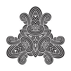 celtic knot pattern card, mandala, amulet