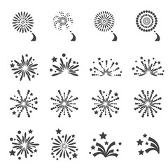 Obraz premium fireworks icon