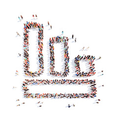 people in the shape of a graph.