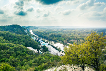 scenery Svyatogorsk monastery