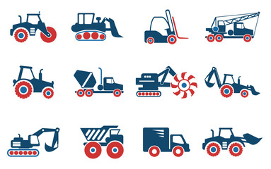 Symbols of Construction Machines © ayax