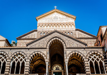 Fototapeta na wymiar Cathedral of St Andrea, Amalfi Coast