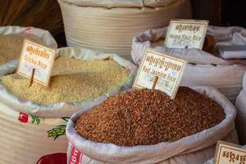 Obraz premium market produce cambodia local market siem reap