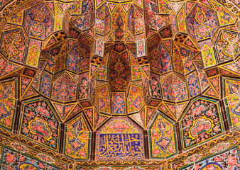 Nasir al-Mulk Mosque in Shiraz, Iran