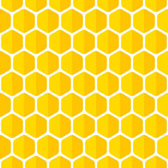 Beautiful honeycomb seamless background. 