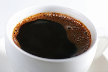 Cup of coffee, closeup