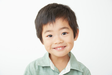 笑顔の男の子