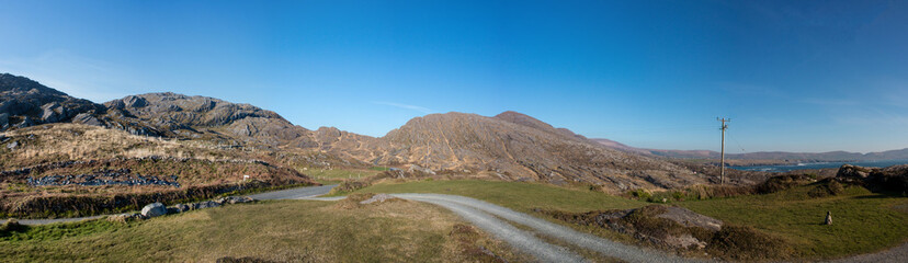 Beara Peninsula Panoramic view landscape Near Ardgroom Ireland