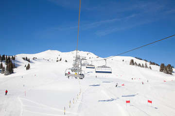 Winter in alps