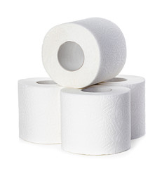 Toilet paper isolated