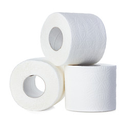 Toilet paper isolated