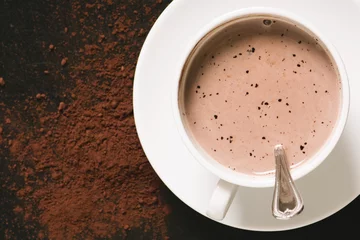 Printed kitchen splashbacks Chocolate hot chocolate