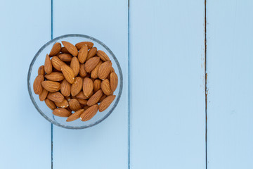 Bowl of almonds