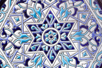 andalusian ceramic closeup