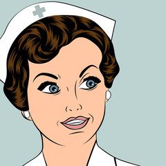 Beautiful friendly and confident nurse