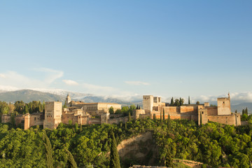 Fototapeta na wymiar alhambra landscape