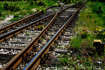 Fototapeta premium Schiene