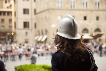 Firenze,vigile urbano.